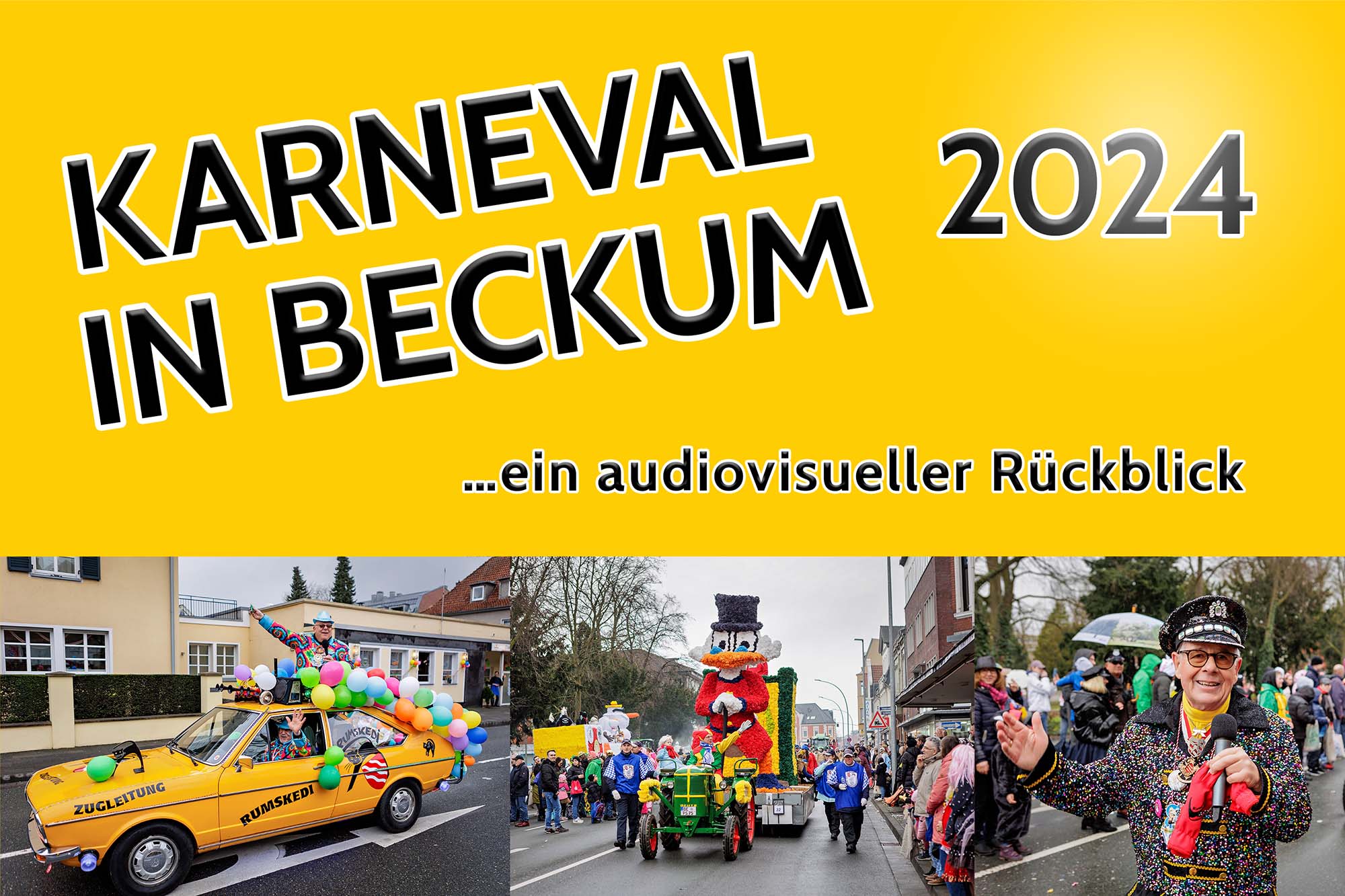 Karneval in Beckum 2024 - ein audiovisueller Rückblick